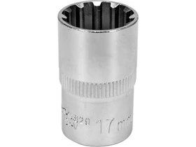 Spline profilu dugokulcs 12 negyszog 17 mm 38 mm Kép: Spline profilu dugokulcs 12 negyszog 17 mm 38 mm.webp