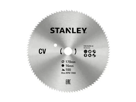 Stanley STA10290-XJ körfűrészlap 170 x 16 x 100T Stanley STA10290-XJ körfűrészlap 170 x 16 x 100T