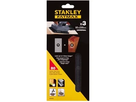 Kép: Stanley csiszolohalo keszlet 93 x 230 mm 3 db P80_0.webp