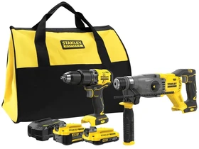Kép: Stanley SFMCK216MDS-QW akkus gep szett V20 18V 1 x 4 Ah 1 x 2.0 Ah_0.webp