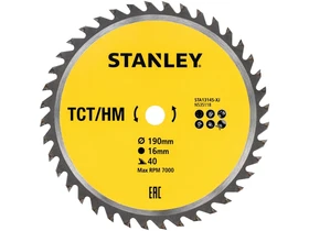 Kép: Stanley STA13145-XJ korfureszlap 190 x 16 x 40T_0.webp