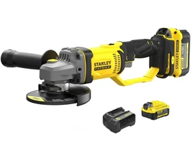 Stanley SFMCG400M2K akkus sarokcsiszoló 18 v | 125 mm | 9000 rpm | Szénkefés | 2 x 4 Ah akku + töltő | Kartondobozban Stanley SFMCG400M2K akkus sarokcsiszoló 18 v | 125 mm | 9000 rpm | Szénkefés | 2 x 4 Ah akku + töltő | Kartondobozban