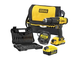 Stanley SFMCD711DMA akkus ütvefúró-csavarozó 18 v | 50 Nm | 13 mm | Szénkefés | Akku és töltővel | Vászontáskában