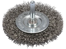 Kép: Szaras rozsdamentes INOX drotkorong 75 mm furogephez.webp