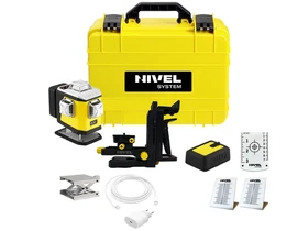 Nivel System CL5R piros vonallézer 4x360° Nivel System CL5R piros vonallézer 4x360°