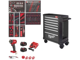 TOOLGUARD 30 Felszerelt Szerszamkocsi 7 fiokos 246 reszes - Grafitszurke Kép: TOOLGUARD 30 Felszerelt Szerszamkocsi 7 fiokos 246 reszes - Grafitszurke.webp