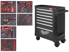 TOOLGUARD 30 Felszerelt Szerszamkocsi 7 fiokos 337 reszes - Grafitszurke Kép: TOOLGUARD 30 Felszerelt Szerszamkocsi 7 fiokos 337 reszes - Grafitszurke.webp