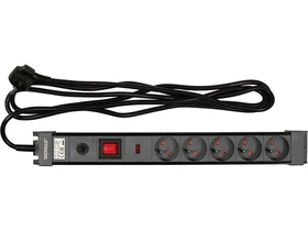 Kép: Tulfeszultsegvedett foldelt eloszto 5 aljzat 3 m kabel.webp