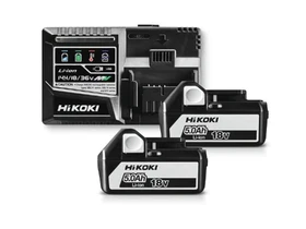 HiKOKI UC18YSL3 akkumulátor és töltő szett 2x 5.0Ah HiKOKI UC18YSL3 akkumulátor és töltő szett 2x 5.0Ah