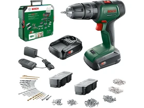 Kép: UniversalImpact 18V Akkus utvefuro-csavarozo 2x15 Ah akkuval AL 1810 CV totovel 241db-os tartozekszettel Systembox-ban.webp