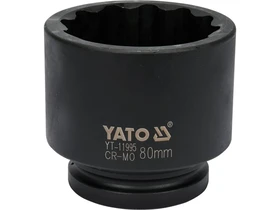 Utvecsavarozo dugokulcs 1 hajtas 12-lapu dupla hatszogu 80 mm Kép: Utvecsavarozo dugokulcs 1 hajtas 12-lapu dupla hatszogu 80 mm.webp