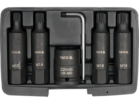 Utvecsavarozohoz valo spline bitkeszlet 6 reszes Kép: Utvecsavarozohoz valo spline bitkeszlet 6 reszes.webp