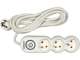 Kép: Vedoerintkezos 3-as halozati eloszto 3 m kabel.webp