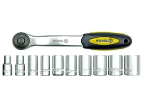 Vorel dugokulcs keszlet Rovid 6-szog 12 inch Kezi 11 db_0 Kép: Vorel dugokulcs keszlet Rovid 6-szog 12 inch Kezi 11 db_0.webp