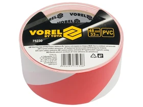 Kép: Vorel ragasztoszalag 33 m piros  feher_0.webp