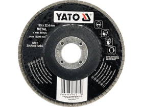 Yato disc lamelar pentru slefuit 125 mm P100 Kép: Yato disc lamelar pentru slefuit 125 mm P100.webp