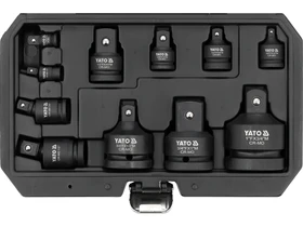 Yato dugokulcs adapter keszlet 14 inch-1 inch 11 reszes Kép: Yato dugokulcs adapter keszlet 14 inch-1 inch 11 reszes.webp