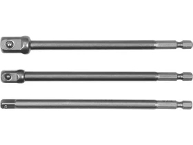 YATO Dugokulcs adapter keszlet 3 reszes 14 Hex - 14 38 12 negyszog CrV Kép: YATO Dugokulcs adapter keszlet 3 reszes 14 Hex - 14 38 12 negyszog CrV.webp