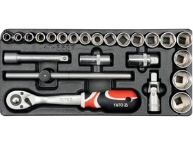 Kép: Yato dugokulcs keszlet 12 inch 10-32 mm 24 reszes.webp