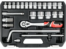 Kép: Yato dugokulcs keszlet 12 inch 10-32 mm 25 reszes.webp