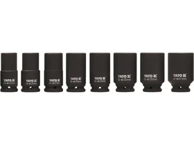 YATO Gepi hosszu dugokulcs keszlet 8 reszes 34 22-41 mm CrMo Kép: YATO Gepi hosszu dugokulcs keszlet 8 reszes 34 22-41 mm CrMo.webp