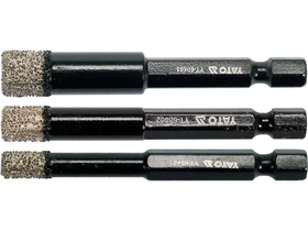 YATO Gyemant korkivago keszlet 3 reszes 6 8 10 mm vizesszaraz bitbefogasu Kép: YATO Gyemant korkivago keszlet 3 reszes 6 8 10 mm vizesszaraz bitbefogasu.webp