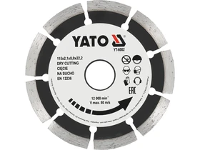 Yato gyemant vagotarcsa 115 mm betonhoz Kép: Yato gyemant vagotarcsa 115 mm betonhoz.webp