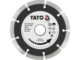 Yato gyemant vagotarcsa 125 mm betonhoz Kép: Yato gyemant vagotarcsa 125 mm betonhoz.webp