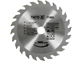 Yato korfureszlap 130x16 mm 24T fahoz Kép: Yato korfureszlap 130x16 mm 24T fahoz.webp