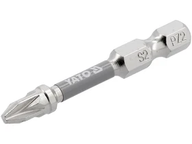 Yato pozidrive behajtobit PZ2 x 50 mm 2 db Kép: Yato pozidrive behajtobit PZ2 x 50 mm 2 db.webp