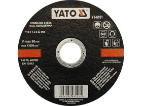 Yato vagokorong 115x12x222 mm acelinox Kép: Yato vagokorong 115x12x222 mm acelinox.webp