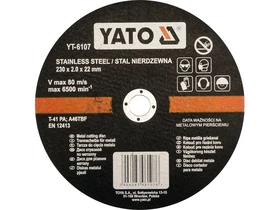 Yato vagokorong 230x19x22 mm acelinox Kép: Yato vagokorong 230x19x22 mm acelinox.webp