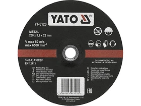 Yato vagokorong 230x32x22 mm fem Kép: Yato vagokorong 230x32x22 mm fem.webp