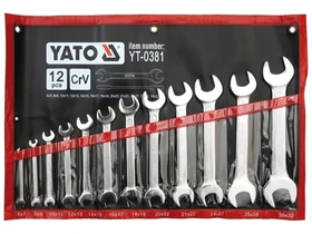 YATO villaskulcs klt 12 reszes 6-32mm CrV Kép: YATO villaskulcs klt 12 reszes 6-32mm CrV.webp