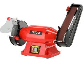 Kép: Yato YT-822110 elektromos asztali koszoru szalagcsiszoloval 520 W 150 x 32 mm.webp