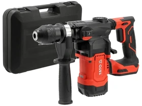 Yato YT-827742 akkus furo-vesokalapacs 18 V 38 J Betonban 28 mm 3.5 kg Szenkefementes Akku es tolto nelkul Kofferben_0 Kép: Yato YT-827742 akkus furo-vesokalapacs 18 V 38 J Betonban 28 mm 3.5 kg Szenkefementes Akku es tolto nelkul Kofferben_0.webp