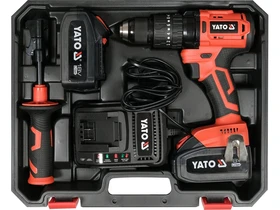 Yato YT-82791 masina de gaurit cu percutie pe acumulator 18 V 75 Nm 2 x 3 Ah acumulator incarcator Kép: Yato YT-82791 masina de gaurit cu percutie pe acumulator 18 V 75 Nm 2 x 3 Ah acumulator incarcator.webp