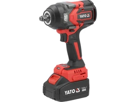Kép: Yato YT-828071 masina de insurubat cu impact pe acumulator 18 V 12 inch 1200 Nm 4 Ah acumulator incarcator.webp