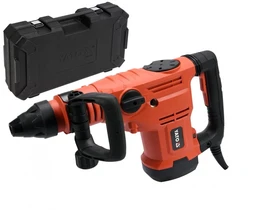 Yato YT-82135 elektromos fúró-vésőkalapács 25 J | Betonban: 52 mm | 19 kg | 1600 W | SDS-Max | Kofferben