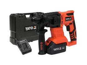 Yato YT-82770 akkus fúró-vésőkalapács 18 V, 2 J, SDS-Plus, 3 Ah akku + töltő Yato YT-82770 akkus fúró-vésőkalapács 18 V, 2 J, SDS-Plus, 3 Ah akku + töltő