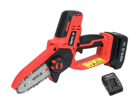 Yato YT-828135 akkus láncfűrész 18 V, 100 mm, 2 Ah akku + töltő