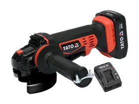 Yato YT-82826 akkus sarokcsiszoló 18 V, 125 mm, 2 Ah akku + töltő