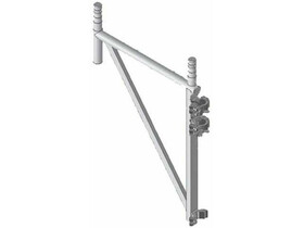 Zarges háromszög konzol Z600/Z600 Compact gurulóállványhoz Zarges