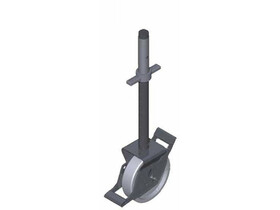 Zarges kerék orsóval 125 mm Z600/Z600 Compact gurulóállványhoz Zarges