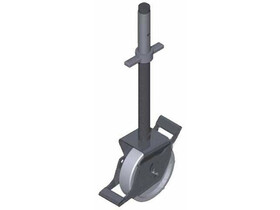 Zarges kerék orsóval 200 mm Z600/Z600 Compact gurulóállványhoz Zarges