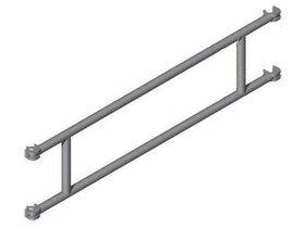 Zarges korlát 1,80 m Z600/Z600 Compact gurulóállványokhoz Zarges