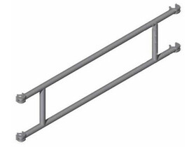 Zarges korlát 2,50 m Z600/Z600 Compact gurulóállványokhoz Zarges