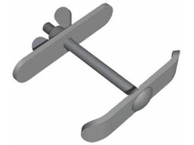 Zarges toldóelem keresztirányú bokalécek összekapcsolásához Zarges