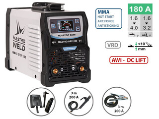 Mastroweld MASTRO ARC-180 bevontelektródás inverteres hegesztőgép 20 ...