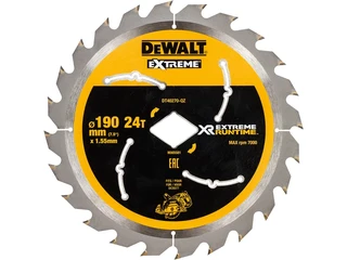 DeWalt panza circular 190 x Spin-lock | numar dinti: 24 buc | latime de ...